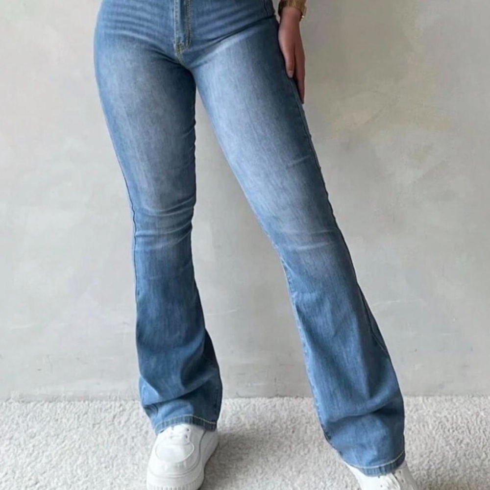 Classic Light Blue Flare Jeans